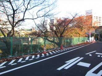 渋川沿いの拡張エリア