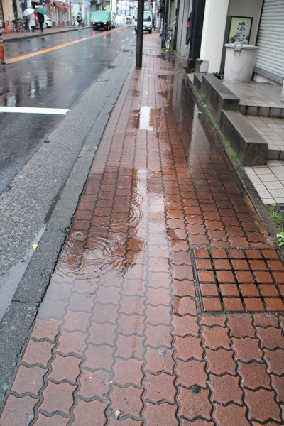 府中街道の歩道