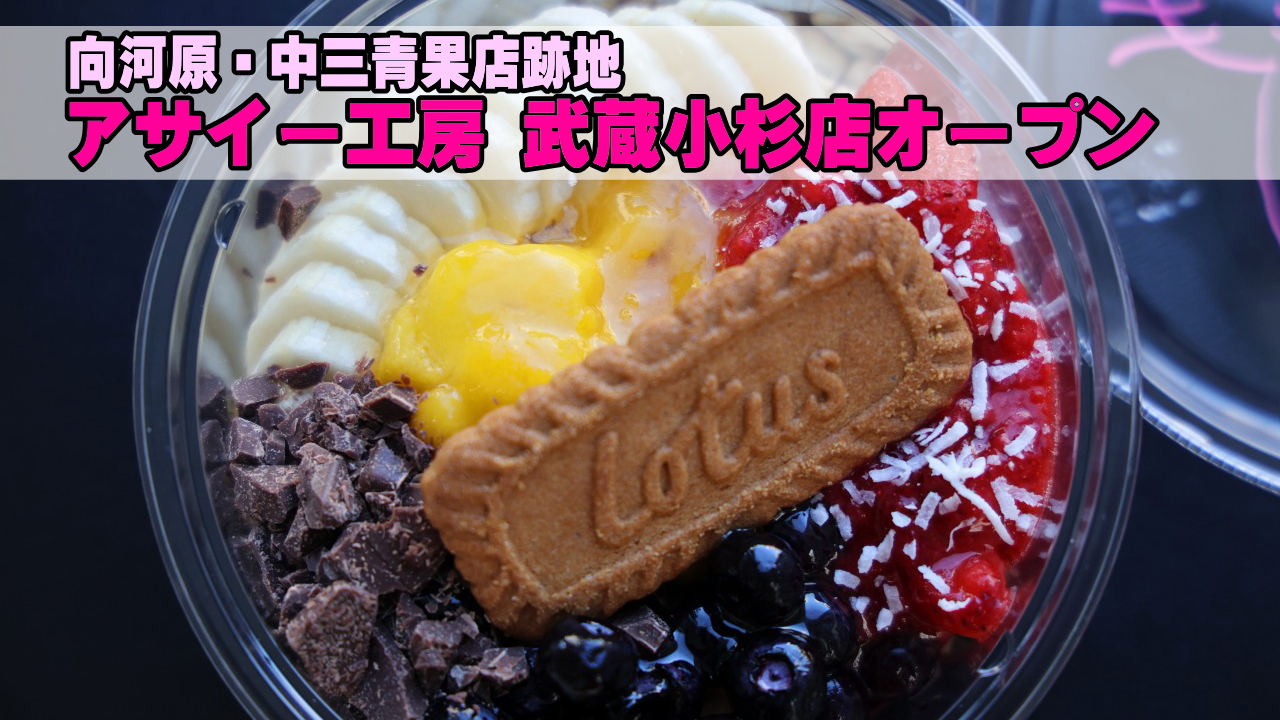 アサイー工房武蔵小杉店オープン
