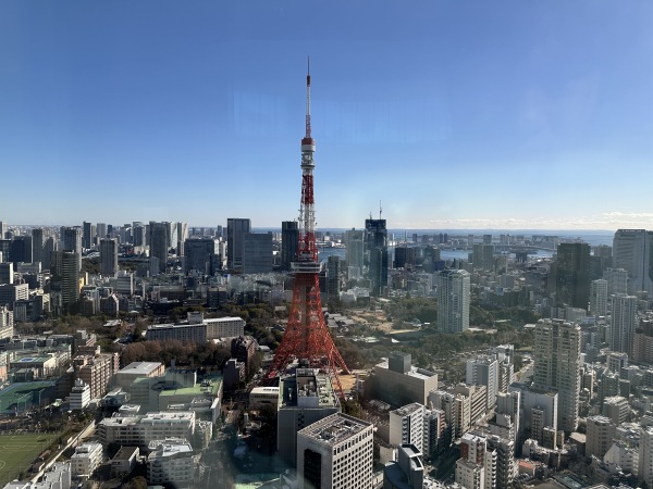 東京タワー方面
