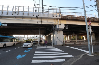 南武沿線道路と第三京浜の交点