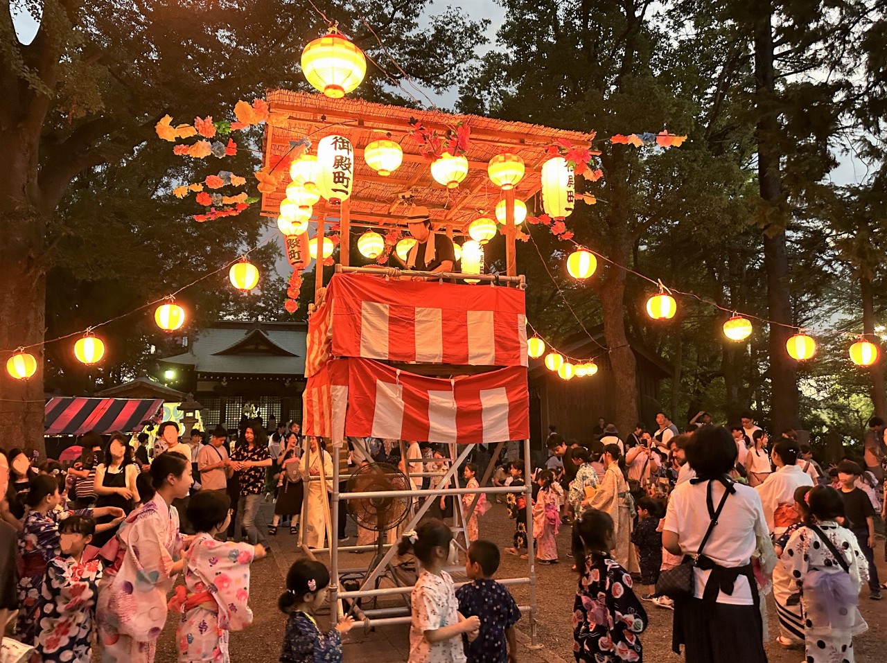 小杉神社の盆踊り大会
