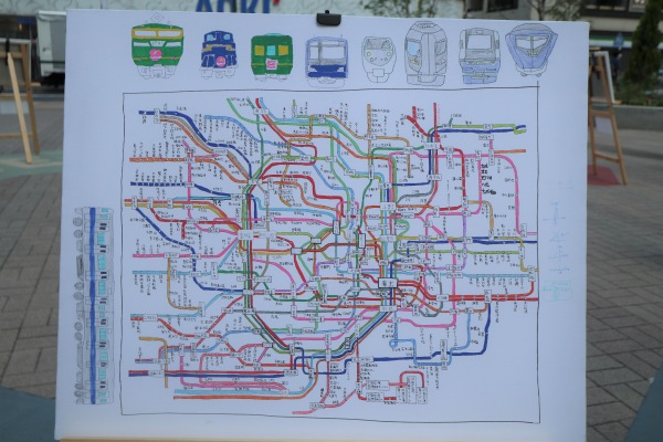 首都圏　東京都内路線図