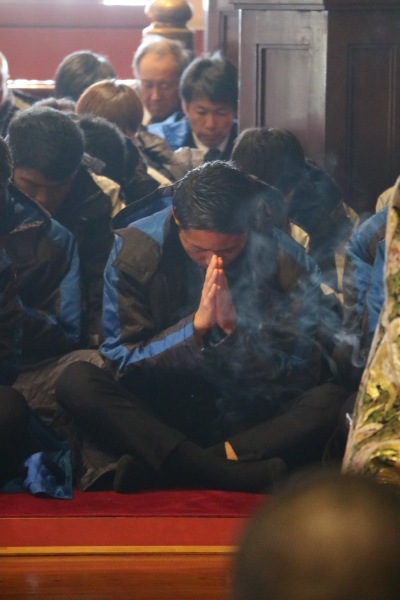 川崎大師での護摩祈祷