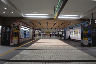 東急武蔵小杉駅の広報スペース「こすぎアイ」