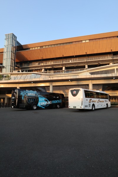 AC長野パルセイロの選手バス