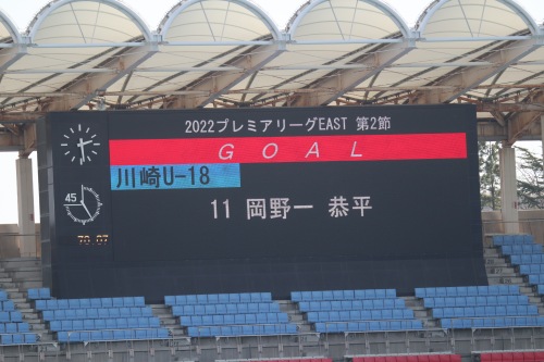 川崎フロンターレU-18が勝利