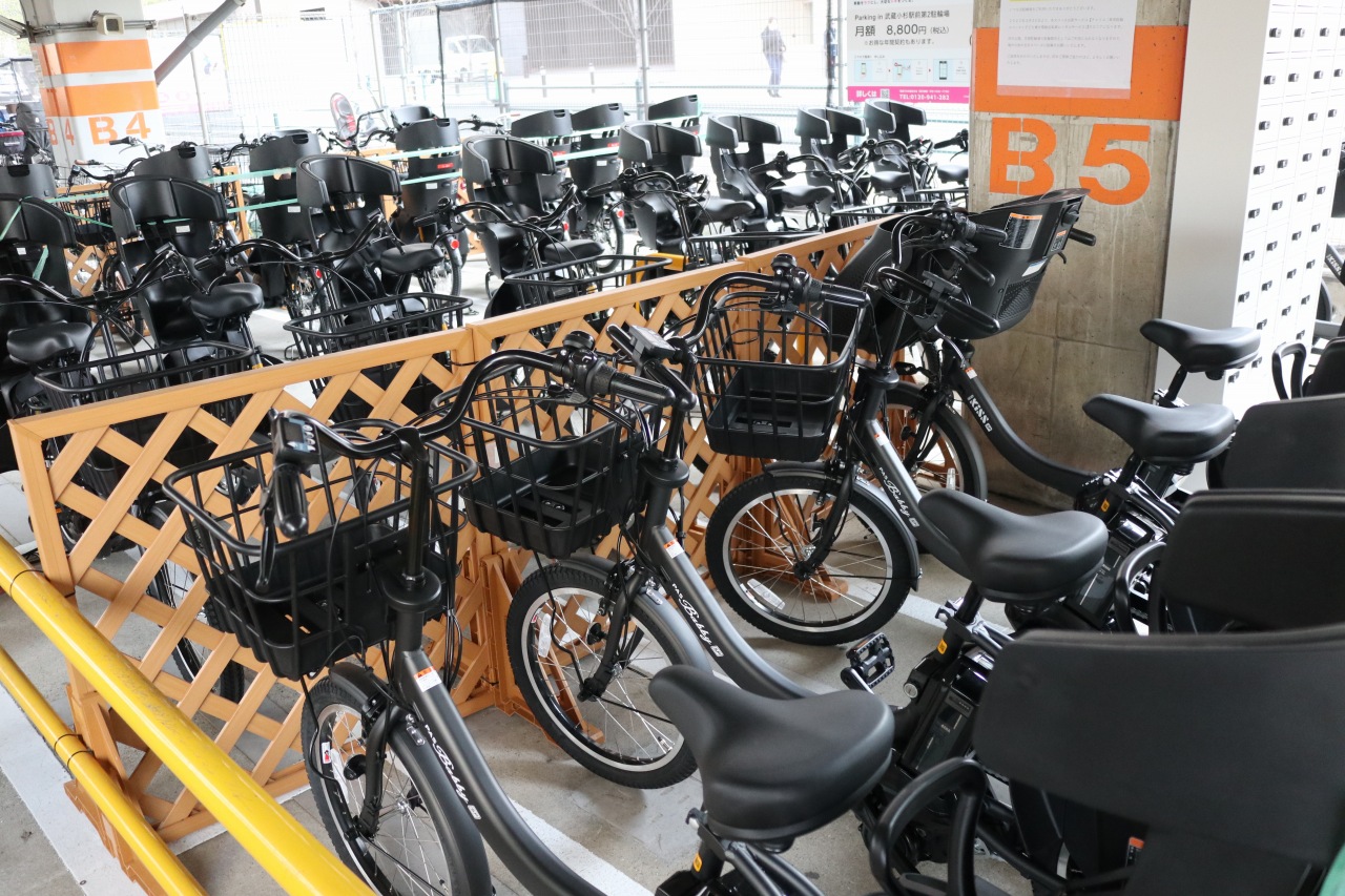 ジェイアール東日本都市開発の専用駐輪場付き子供乗せ電動自転車定額 