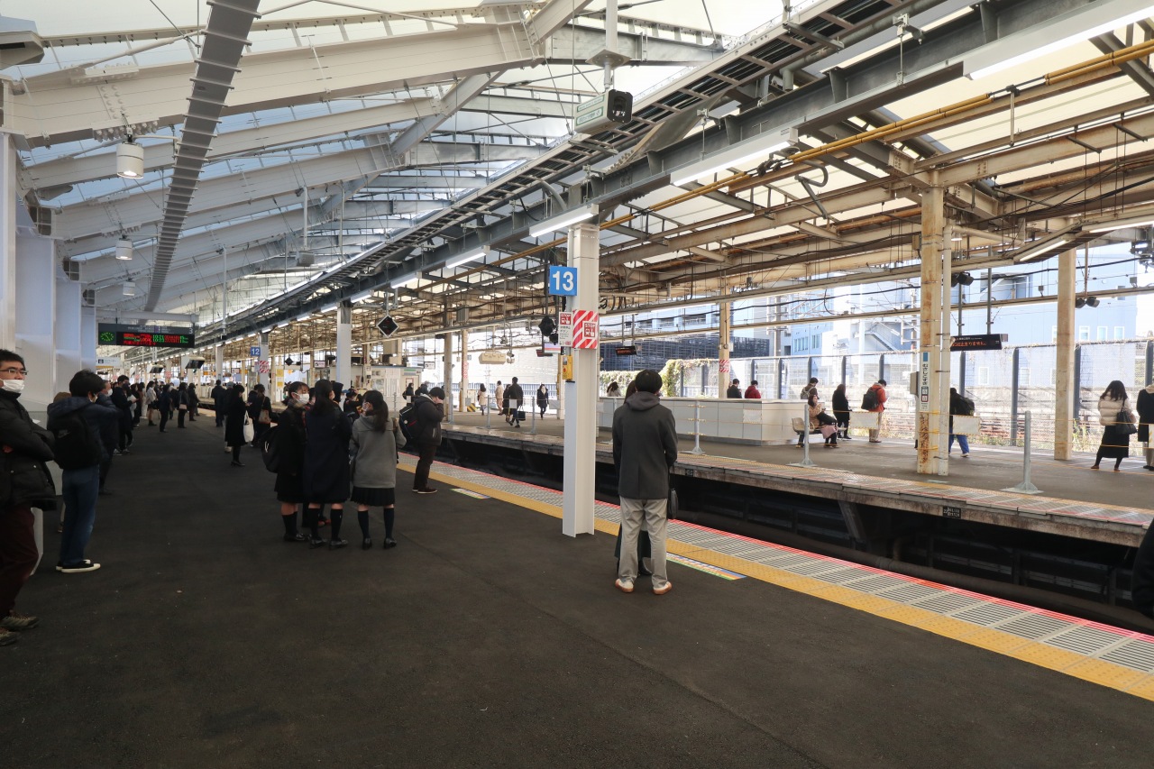 横須賀線武蔵小杉駅の新下りホーム
