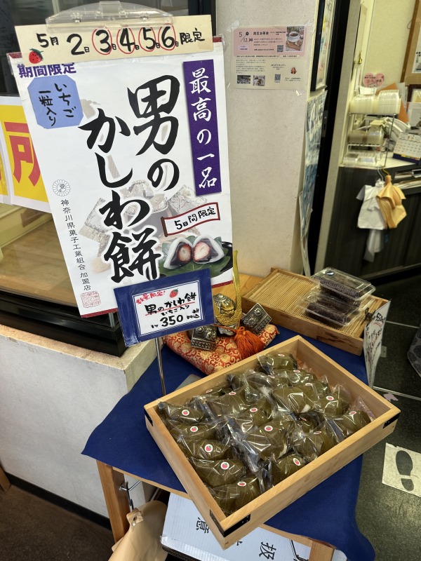 男のかしわ餅