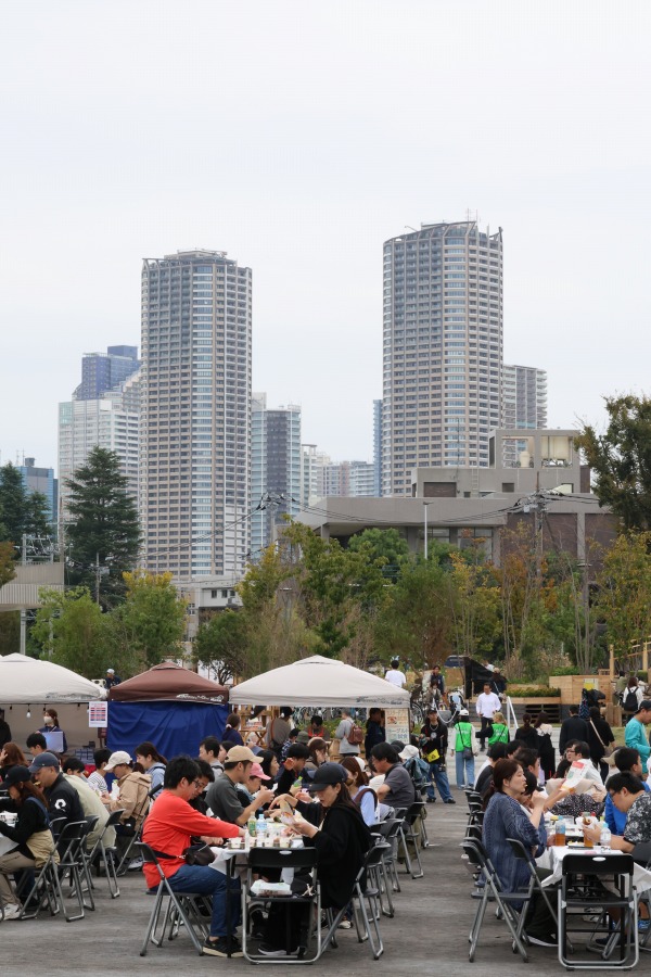 武蔵小杉カレーEXPOが開催された等々力緑地