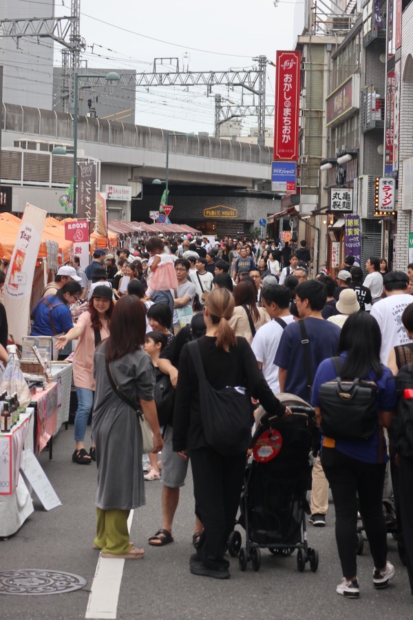 多数の出店