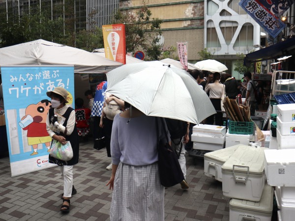 2日目の午後は一時雨に