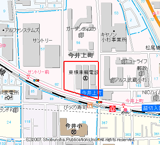 東急テクノシステム周辺マップ