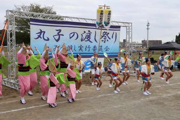 丸子の渡し祭り・多摩川で和むe体験