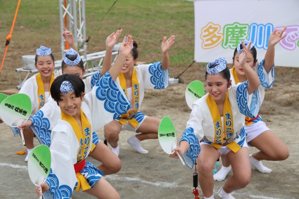 丸子の渡し祭り・多摩川で和むe体験