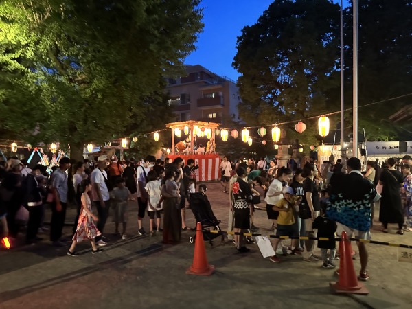 今井神社の盆踊り大会