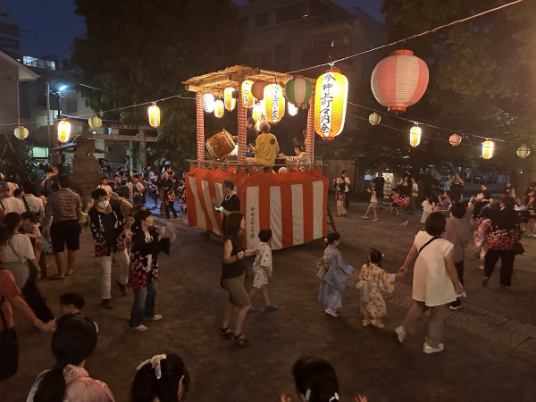 今井神社の盆踊り大会