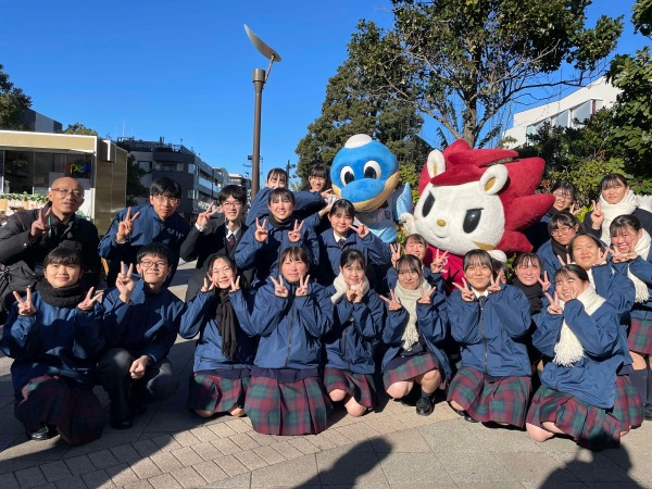 ふろん太・ロウルと記念撮影