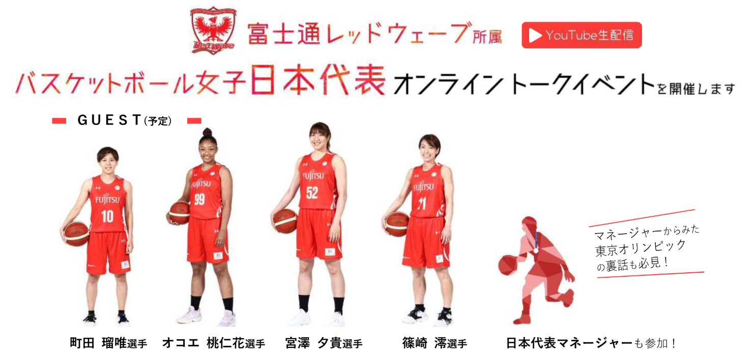 富士通レッドウェーブ10番町田瑠唯ユニフォーム - バスケットボール