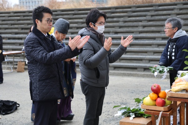 参列者の方も安全祈願