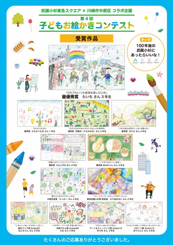 子どもお絵かきコンテスト受賞作品