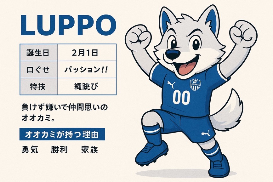 東住吉SCのマスコットキャラクター「ルッポ」